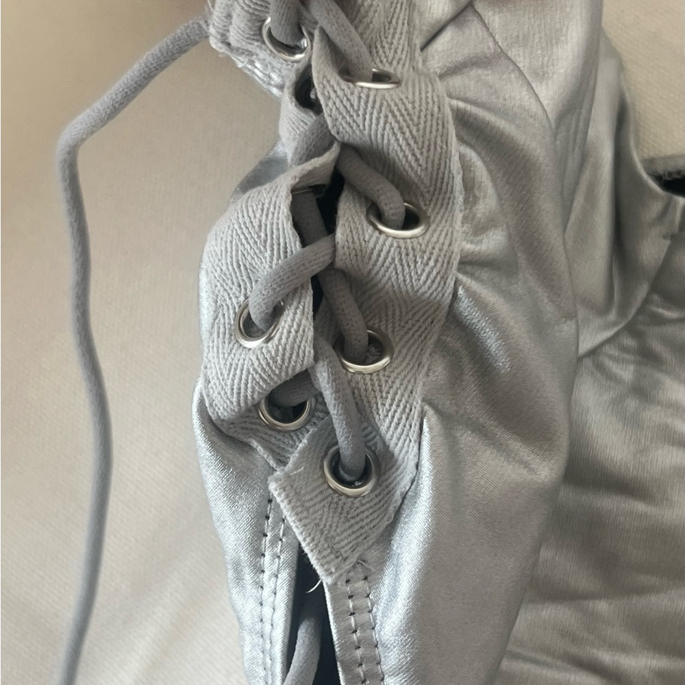 SHEIN Metallic Bodysuit